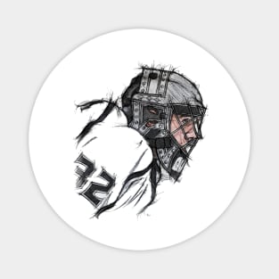 Jonathan Quick Los Angles Sketch Magnet